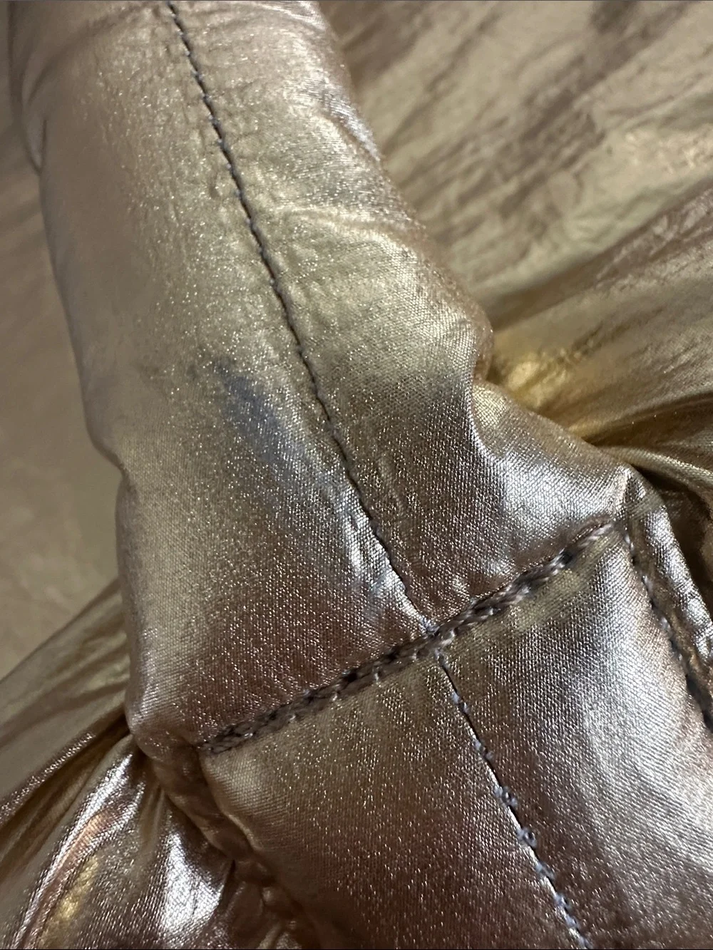 Kika Vargas x Target Metallic Puffer Tote with Mini Bag